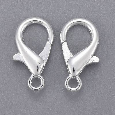 Zinc Alloy Lobster Claw Clasps X-E107-S-1