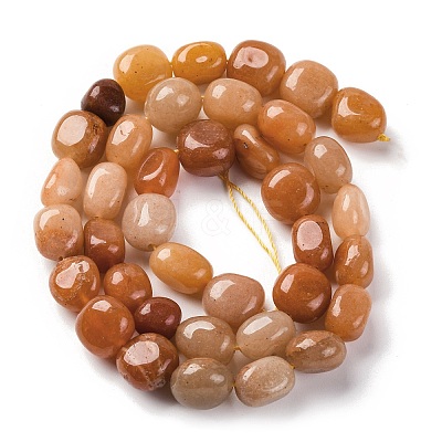 Natural Red Aventurine Beads Strands G-G146-A02-02-1