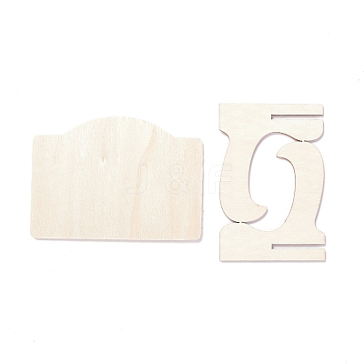 Arch Wooden Mini Chalkboard Signs AJEW-M035-07-1