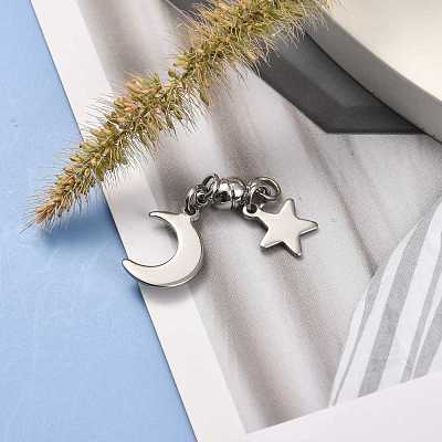 Round Brass Magnetic Clasps with Loops FIND-JF00093-02-1