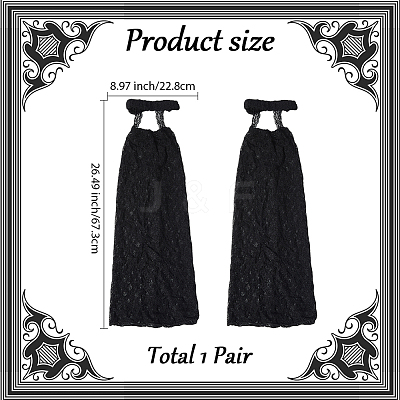 Polycotton Leg Sleeves AJEW-WH20064-17B-1