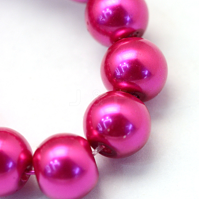 Baking Paint Glass Pearl Bead Strands HY-Q003-3mm-17-1