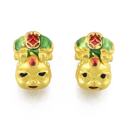 Alloy Enamel Beads FIND-G035-38MG-1