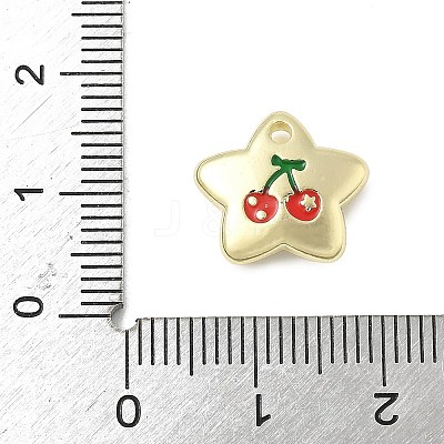 Alloy Enamel Charms PALLOY-F316-05G-1