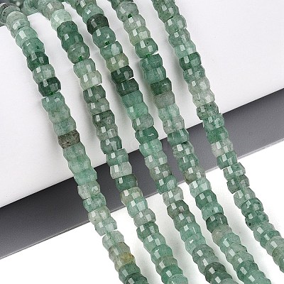 Natural Green Aventurine Beads Strands G-Q606-46A-05-1