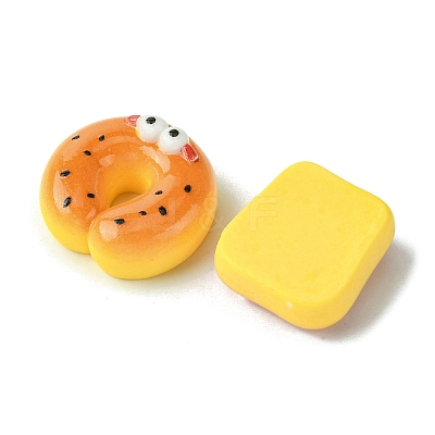 Opaque Resin Imitation Food Decoden Cabochons RESI-H159-01-1