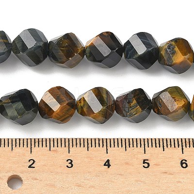 Natural Tiger Eye Beads Strands G-C267-B14-1
