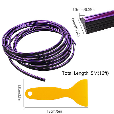 Car Interior Moulding Trim AJEW-GF0001-57A-1
