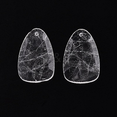 Natural Quartz Crystal Pendants G-Q601-38K-1