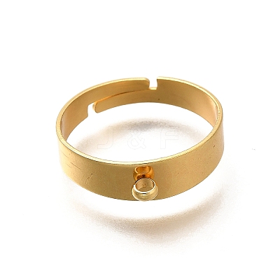 316 Surgical Stainless Steel Adjustable Ring Components STAS-F311-19G-1