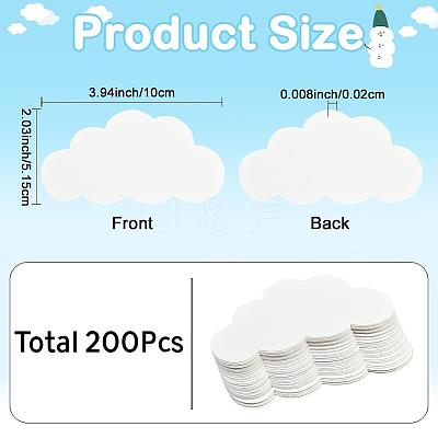 200Pcs Craft Paper AJEW-SP0003-27B-1