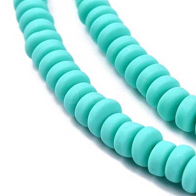 Handmade Polymer Clay Beads Strands X-CLAY-N008-008G-1