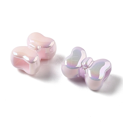 UV Plating Opaque Acrylic Beads PACR-Q005-02-1