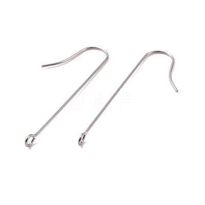 Tarnish Resistant 316 Surgical Stainless Steel Earring Hooks STAS-E027-01A-P-1