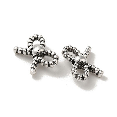 Tibetan Style Alloy Beads PALLOY-P302-01B-AS-1