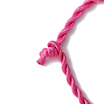 Nylon Rattail Satin Cord Bracelet Making AJEW-JB00019-08-1