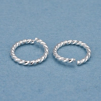 304 Stainless Steel Open Jump Rings STAS-F191-12S-D-1