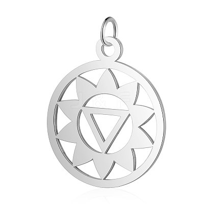 Non-Tarnish 304 Stainless Steel Pendants STAS-S105-T527S-1