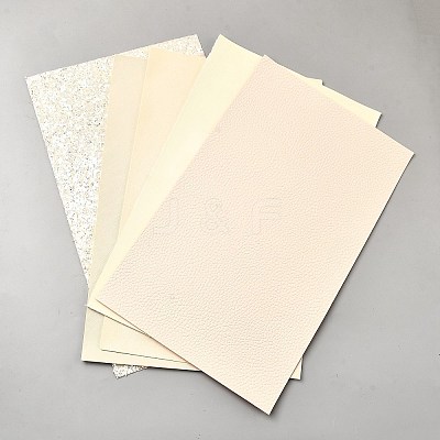 5Pcs PU Leather Fabrics DIY-WH20025-082A-1