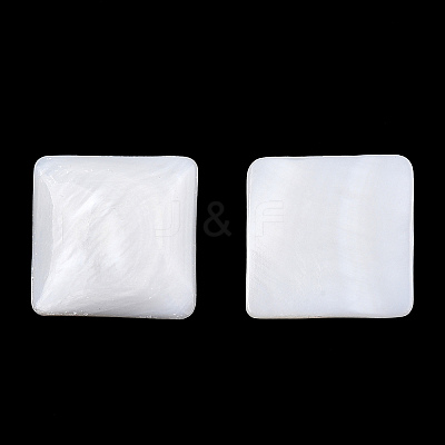 Natural Freshwater Shell Cabochons PBB241Y-01-1
