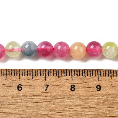 Dyed Natural Malaysia Jade Beads Strands G-G021-02A-18-1