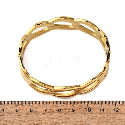 304 Stainless Steel Bangles BJEW-G749-14G-1