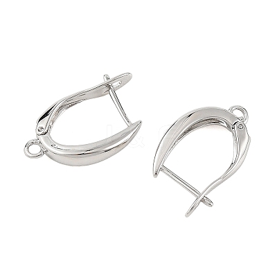 SHEGRACE Brass Hoop Earring Findings XGRQ79250-943P-1