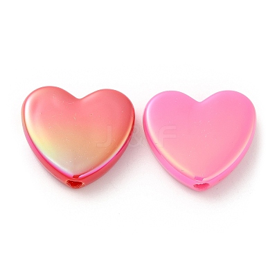 UV Plating Opaque Acrylic Beads SACR-L005-07-1