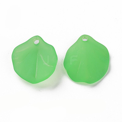 Transparent Frosted Acrylic Pendants MACR-S371-02A-734-1