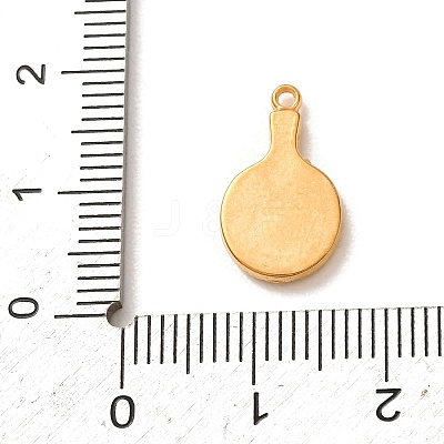 304 Stainless Steel Enamel Pendants SA-CBA46B2-07G-1