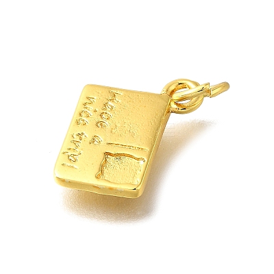 Brass Pendants KK-Z102-17G-1