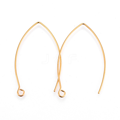 304 Stainless Steel Earring Hooks STAS-F191-02G-A-1