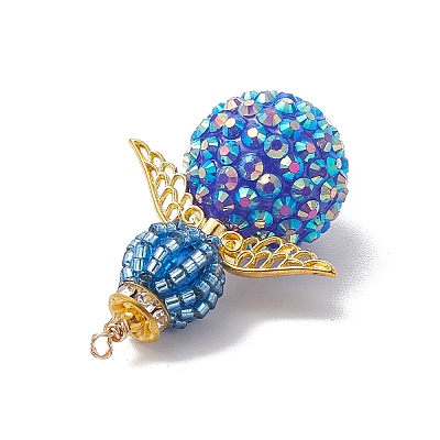 Seed Beads Alloy Pendants PALLOY-MZ00284-05-1