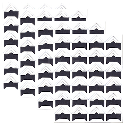 Retro Hot Stamping Paper Photo Corner Self-Adhesive Stickers AJEW-WH20007-25A-1