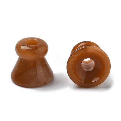 Two Tone Acrylic Beads OACR-S042-04G-1