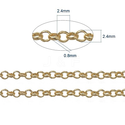 Brass Rolo Chains CHC-S008-002E-G-1