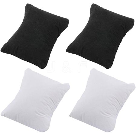 4Pcs 2 Colors Lint Bracelet/Watch Pillow Jewelry Displays BDIS-BBC0001-01-1