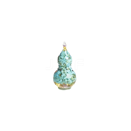 Synthetic Turquoise Resin Ornaments for office Home Decorations PW-WG07DFD-08-1