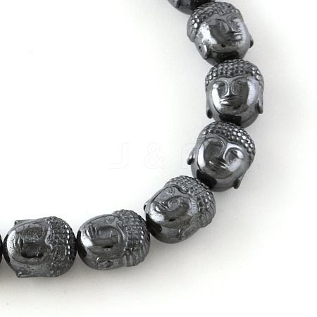 Non-magnetic Synthetic Hematite Beads Strands X-G-R260-35-1