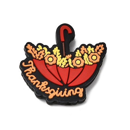 Thanksgiving Theme Silicone Beads SIL-J001-01A-1