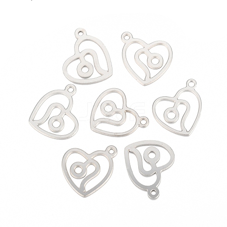 Non-Tarnish 304 Stainless Steel Pendants STAS-I157-07G-1