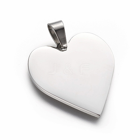 Tarnish Resistant 304 Stainless Steel Pendants LS-STAS-F214-02P-1