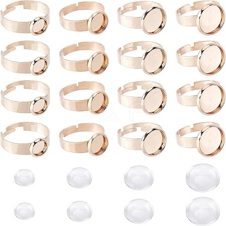 DIY Finger Rings Making Kits DIY-NB0004-65RG-1