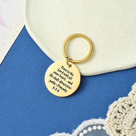 201 Stainless Steel Keychain KEYC-YW00104-08-1