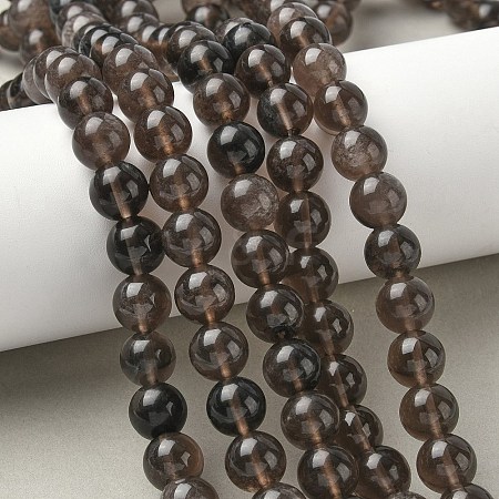 Natural Ice Obsidian Beads Strands G-P590-A03-10mm-01-1
