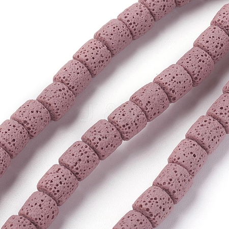 Natural Lava Rock Beads Strands G-F671-04A-08-1