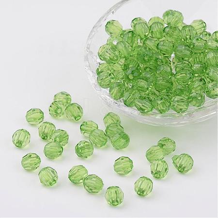 Transparent Acrylic Beads DB8mmC-19-1