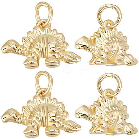 10Pcs Rack Plating Brass Pendants KK-BBC0017-13-1