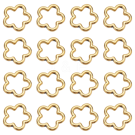 100Pcs Tibetan Style Alloy Bead Frames FIND-SC0011-52A-1