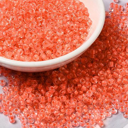 8/0 Transparent Glass Seed Beads SEED-F003-03B-11-1